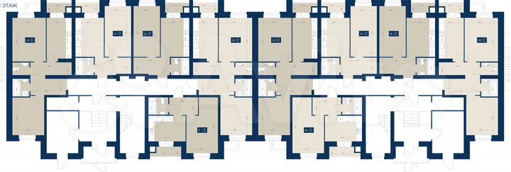 2-к. квартира, 56,1 м², 1/5 эт.