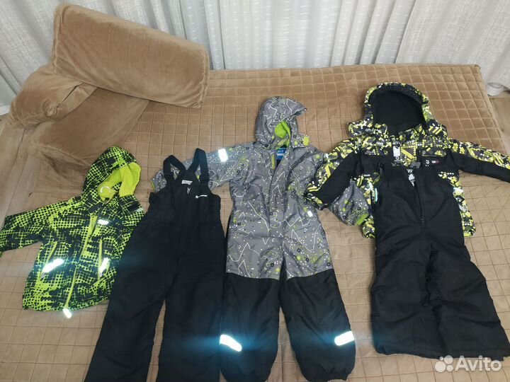 Зимний костюм gusti 104 б/у