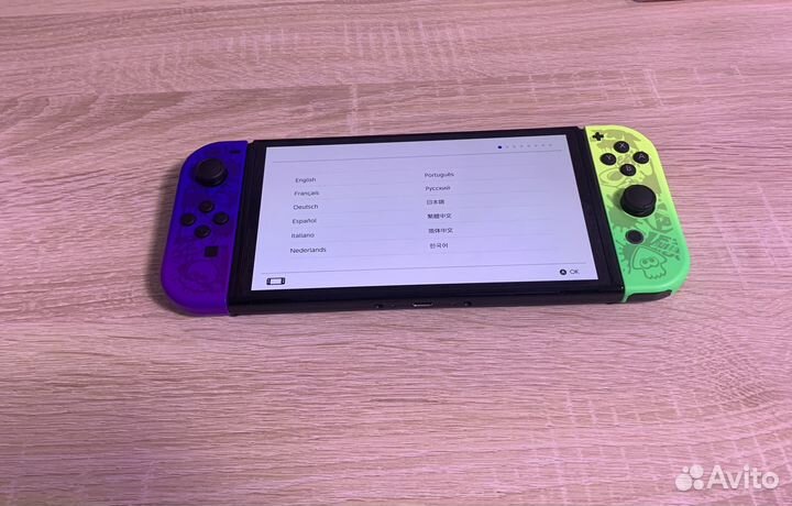 Nintendo switch oled splatoon 3 edition