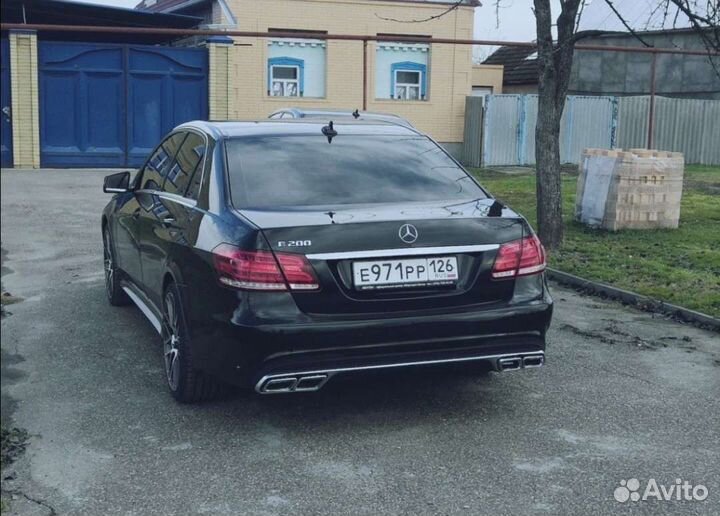 Обвес W212 в рестайл W212 E63 AMG