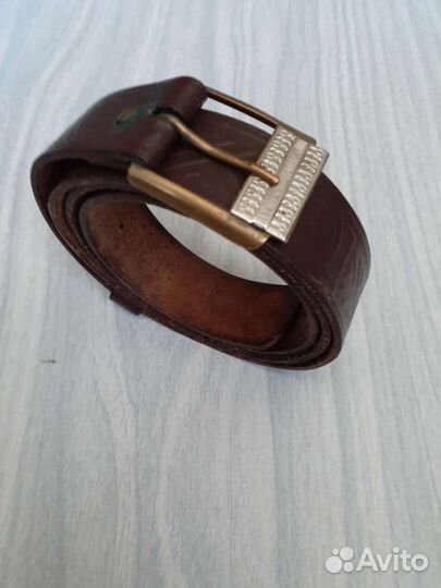 Ремень мужской и портмоне из кожи времен СССР