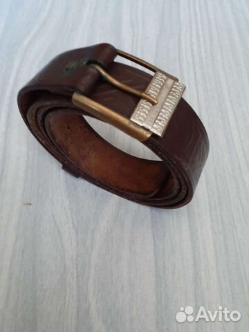 Ремень мужской и портмоне из кожи времен СССР