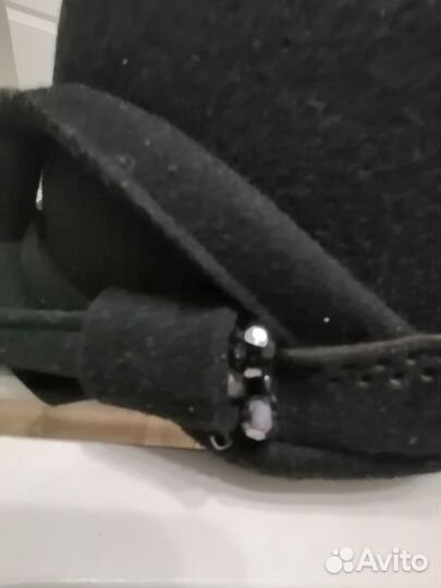 Шляпа женская черная