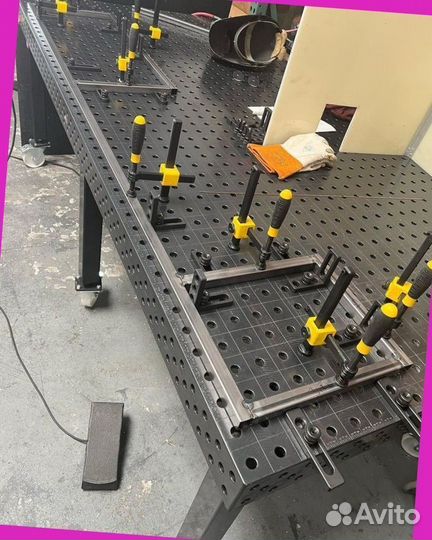 Сварочный 3D стол 3000х1500х150 толщиной 8мм