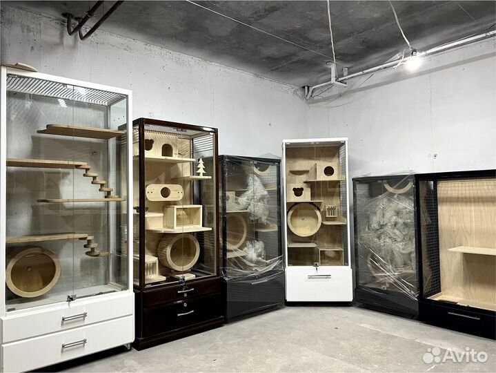 Клетки - Витрины для шиншилл