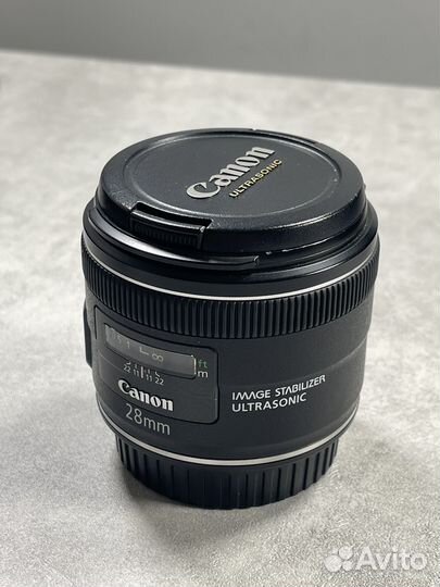 Объектив Canon EF 28mm 1:2.8 IS USM Ф58mm