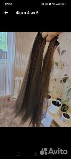 Волосы на заколках