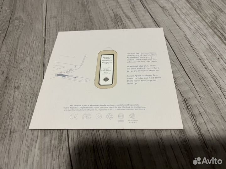 Установочная флешка Apple ос Mac OS X 10.6 Диск