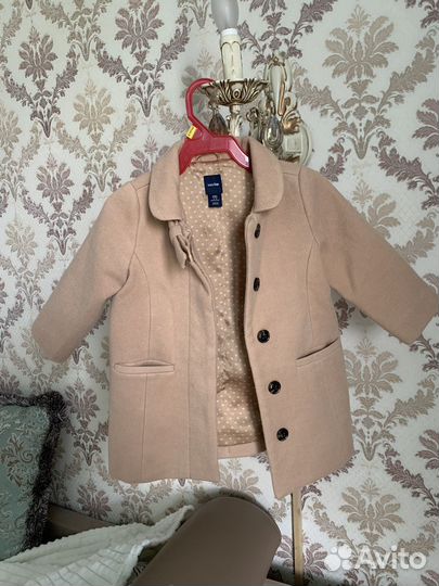 Пальто для девочки 80 Gap
