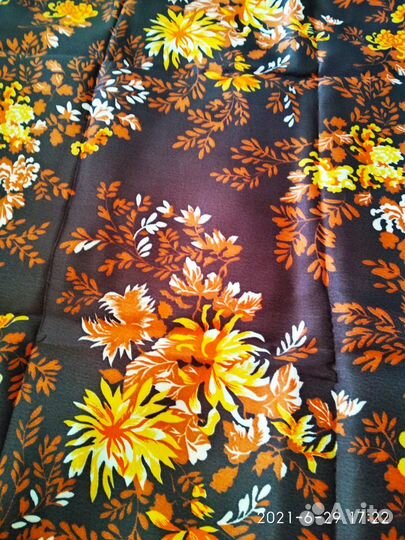 Отрез шелковой плательной ткани, СССР