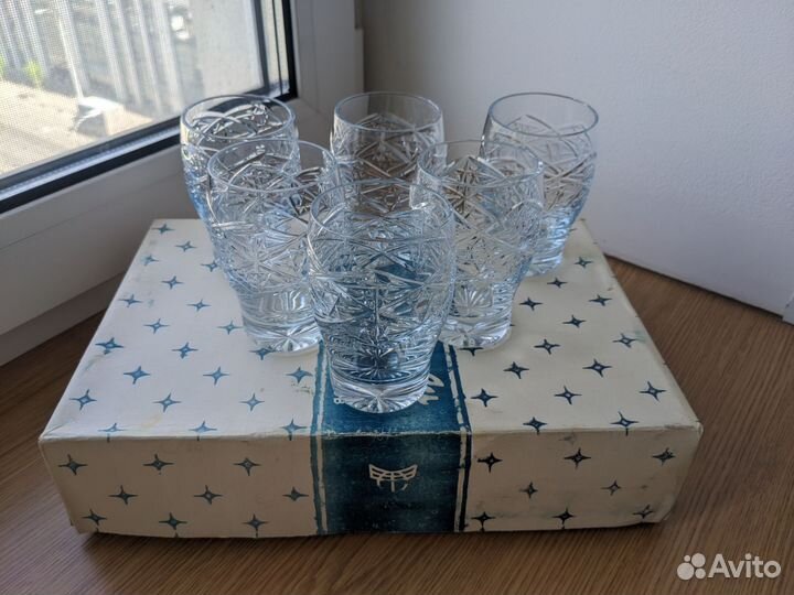 Хрустальные бокалы СССР