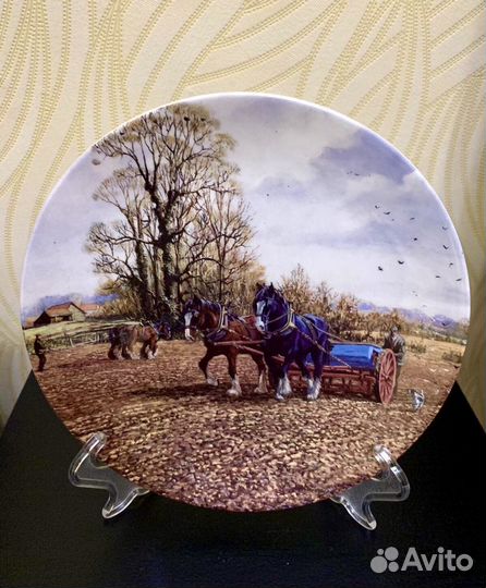 Тарелка Декоративная Wedgwood Англия Фарфор