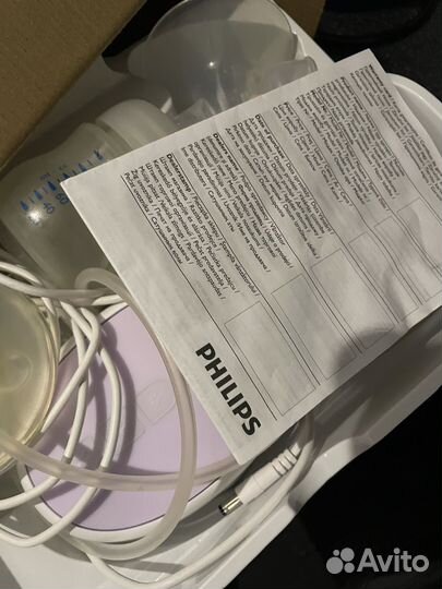 Молокоотсос avent электрический