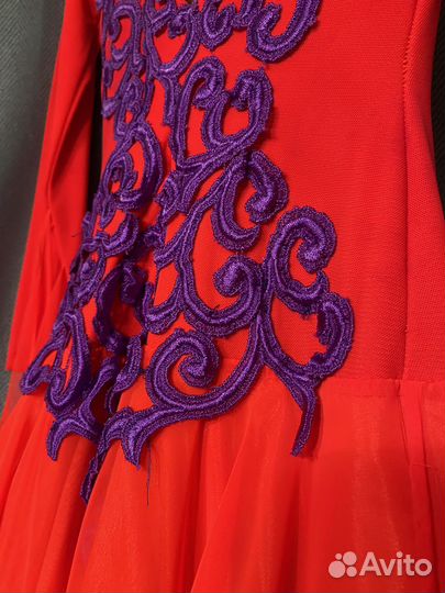 Платье для бальных танцев стандарт ю1