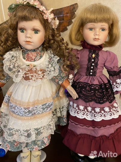 Кукла фарфоровая коллекционная германия