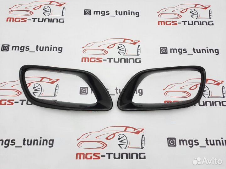 Накладки на выхлоп BMW X6 е71