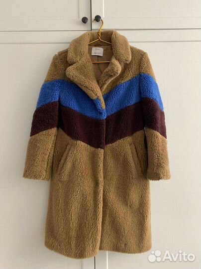 Шуба тедди bershka