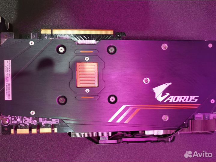 Видеокарта gigabyte Aurus gtx 1070 8gb