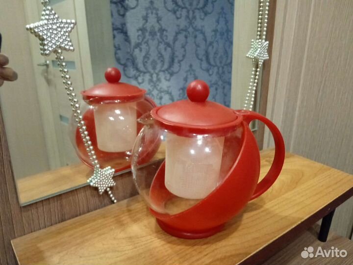 Чайник заварочный с ситечком - 800 мл