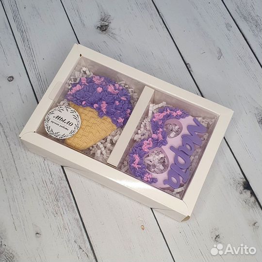 Подарок на 8 марта (набор мыло ручной работы)