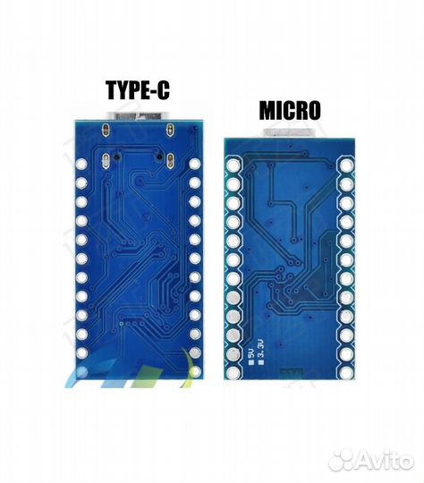 Arduino Pro Micro (ATmega32U4 5v) USB Type-C QMK
