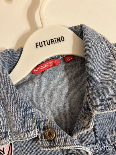 Куртка джинсовка для девочки 116