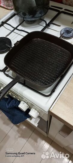 Чугунная сковорода гриль