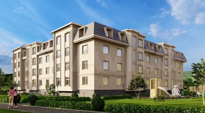 2-к. квартира, 67 м², 1/4 эт.