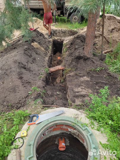 Септик/Сливная яма из бетонных колец