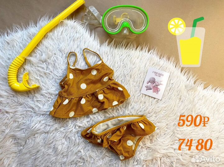 Купальник детский 74 80 костюм Новый 98 110