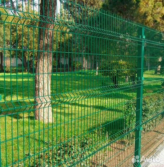 Забор из 3D сетки (Гиттер)