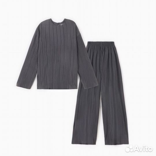 Костюм женский (блуза и брюки) mist Classic collection, р. 44-46, графит