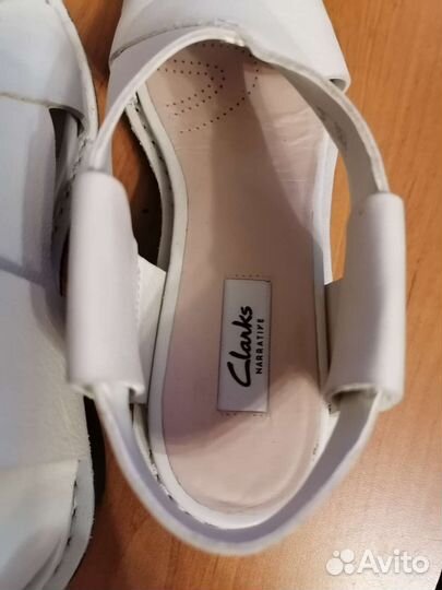 Босоножки кожаные Clarks 38 размер