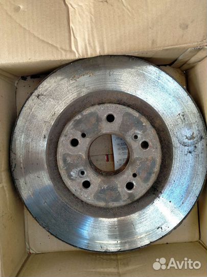 Диск тормозной передний на аккорд 8