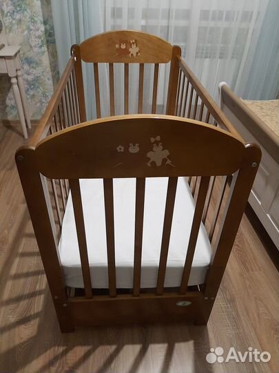 Детская кроватка Можга Красная звезда б/у