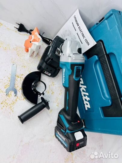 Аккумуляторная болгарка makita 125