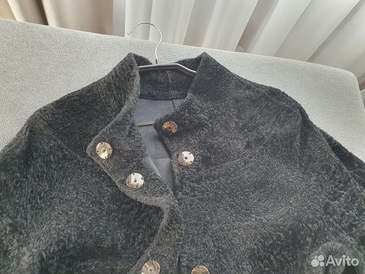 Дублёнка пальто весеннее 44