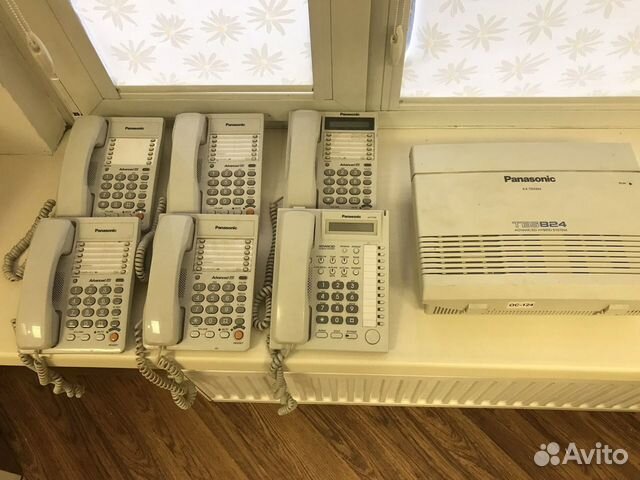 Мини-атс Panasonic TES824 и телефонные аппараты