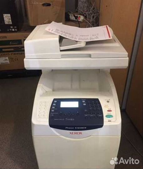 Мфу лазерное Xerox Phaser 6180MFP/N, цветн., A4
