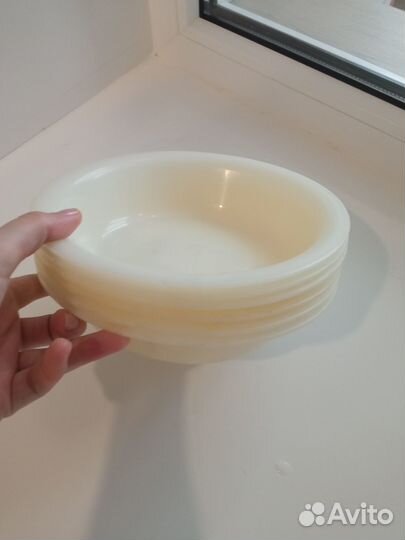 Тарелки суповые пластиковые СССР