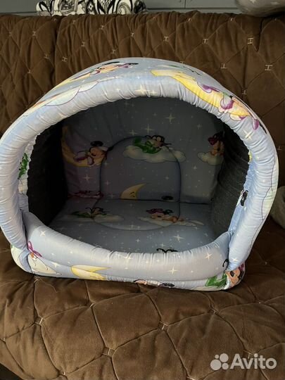 Лежанка домик для собаки