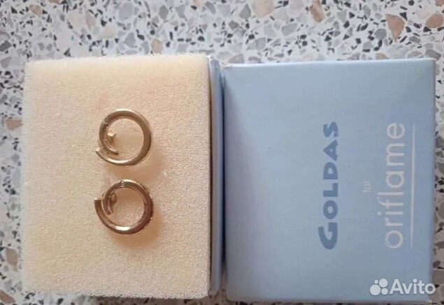 Серьги goldas