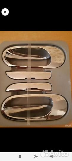 Хромированные накладки на ручки дверей Nissan