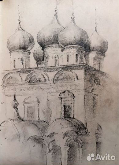 Зарисовка Трифонова монастыря