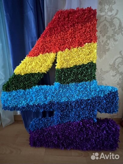 Цифра 4 на день рождения