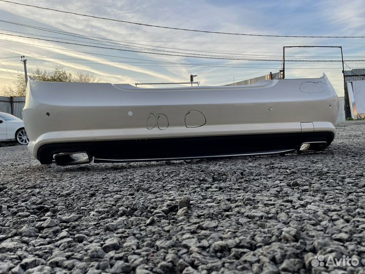 Бампер задний mercedes w218 amg