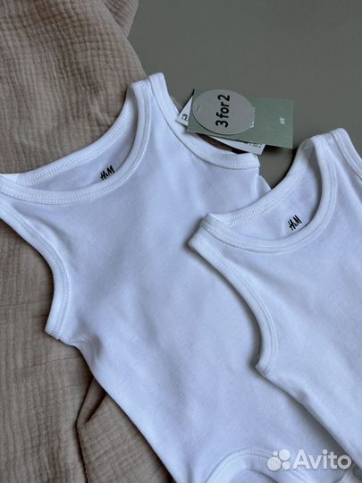 Комплект Боди майка на лямках h&m 74, 80