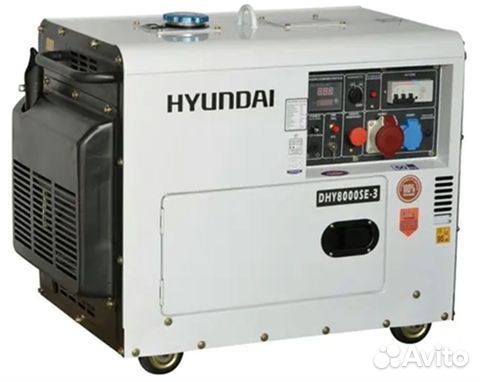 Электрогенератор Hyundai DHY 8500SE-3