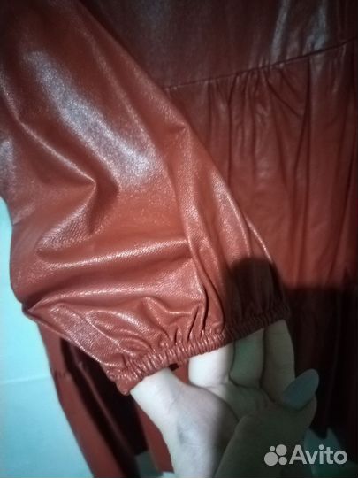 Кожаное платье
