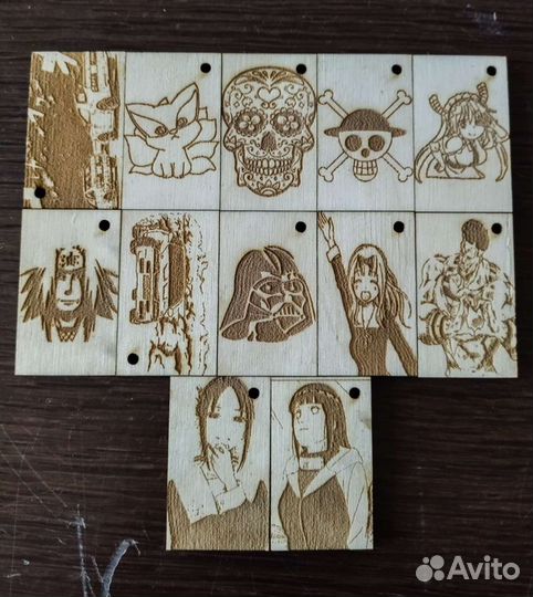 Кастомные брелки на ключи